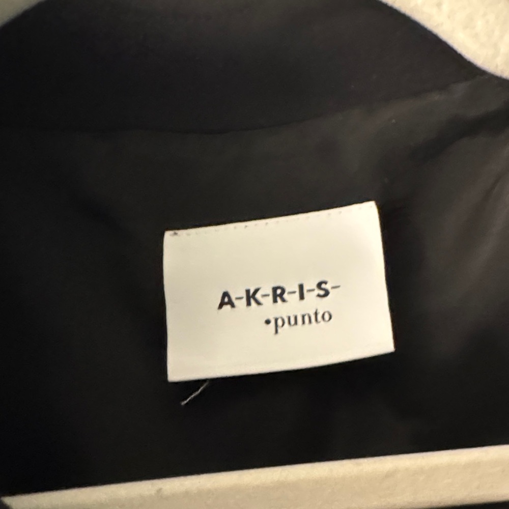 Akris Punto Black Long Sleeve Dress size 14 - Picture 3 of 6